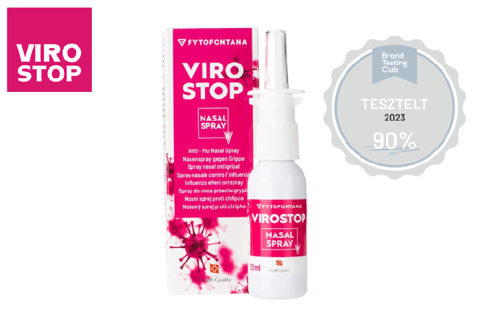 A Virostop orrspray természetes anyagok egyedülálló
kombinációját tartalmazza, amelyek megakadályozzák a baktériumok és vírusok
behatolását a szervezetbe. Szerezze be ingyenesen tesztünk során